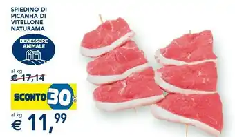 Esselunga Spiedino Di Picanha Di Vitellone offerta
