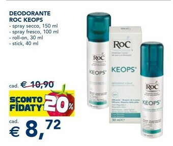 Roc Keops Deodorante