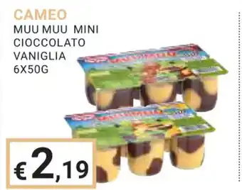 Eté CAMEO MUU MUU MINI CIOCCOLATO VANIGLIA 6X50G offerta