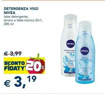 Esselunga Nivea Detergenza Viso offerta