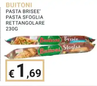 Eté BUITONI PASTA BRISEE' PASTA SFOGLIA RETTANGOLARE 230 g offerta
