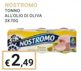 Eté NOSTROMO TONNO ALL'OLIO DI OLIVA 3X70G offerta