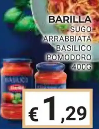 Eté BARILLA SUGO ARRABBIATA BASILICO POMODORO 400G offerta