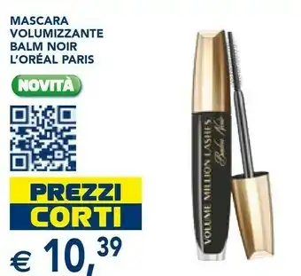 Esselunga L'Oreal Mascara Volumizzante Balm Noir offerta