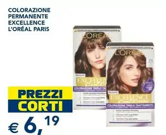 Esselunga L'Oreal Colorazione Permanente Excellence Paris offerta