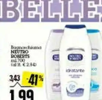 Emi Supermercati Neutro Roberts Bagnoschiuma offerta