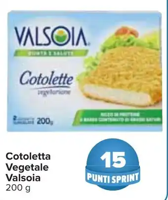 Carrefour Cotoletta Vegetale Valsoia 200 g offerta