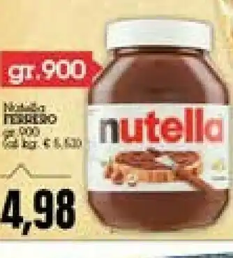 Emi Supermercati Ferrero Ferrero - Nutella 900 g(ml) offerta