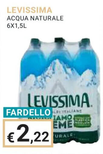 Eté LEVISSIMA ACQUA NATURALE 6X1,5L offerta