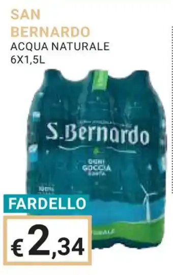 Eté SAN BERNARDO ACQUA NATURALE 6X1,5L offerta