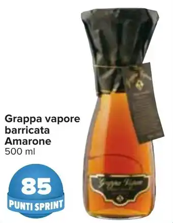 Carrefour Grappa vapore barricata Amarone 500 ml offerta