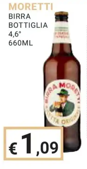 Eté MORETTI BIRRA BOTTIGLIA 4,6° 660ML offerta