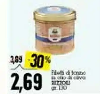 Emi Supermercati Rizzoli Filetti Di Tonno In Olio Di Oliva offerta