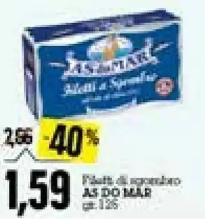 Emi Supermercati Asdomar Filetti Di Sgombro All'Olio Di Oliva offerta
