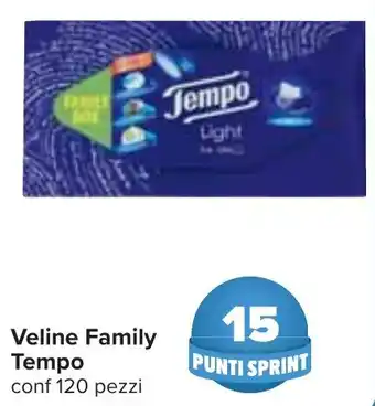 Carrefour Veline Family Tempo conf 120 pezzi offerta