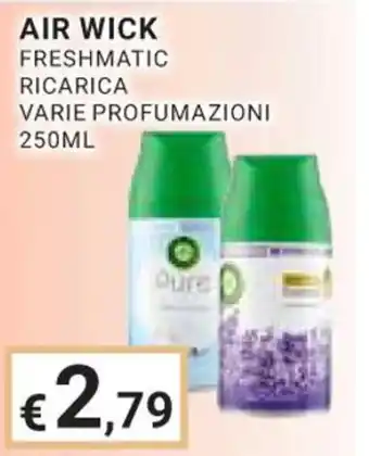 AIR WICK FRESHMATIC RICARICA VARIE PROFUMAZIONI 250ML