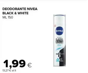 Tigre Nivea Black & White Deodorante offerta