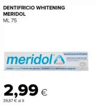 Tigre Meridol Dentifricio Whitening offerta