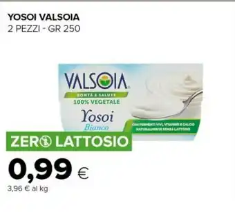 Tigre Valsoia Yosoi Bianco Cremoso 250 G(ml) offerta