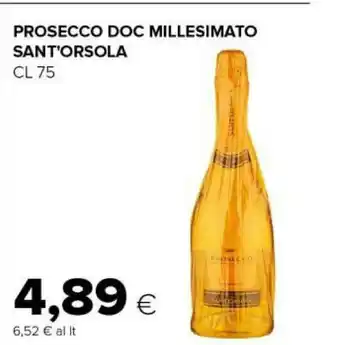 Tigre Sant'orsola Prosecco Doc Millesimato offerta