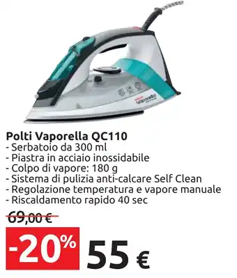 Carrefour Polti Vaporella QC110 offerta