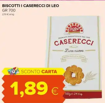 Tigre Di Leo I Caserecci Biscotti Della Festa Di Paese Le Chitarre 700 G(ml) offerta