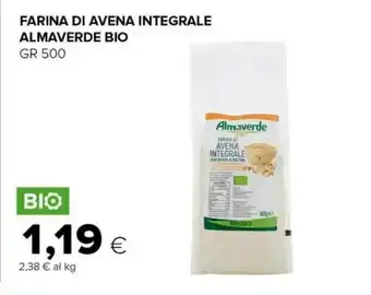 Tigre Almaverde Bio - Farina Di Avena Integrale Macinata A Pietra Biologica 500 G(ml) offerta