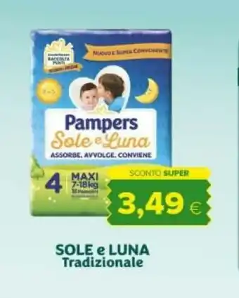 Tigre Pampers Sole E Luna Tradizionale offerta