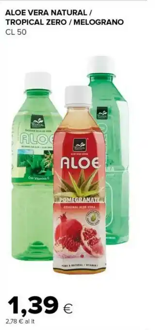 Tigre Aloe Vera Natural/ Tropical Zero/melograno offerta
