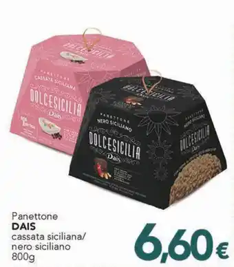 Panettone DAIS cassata siciliana/ nero siciliano 800g