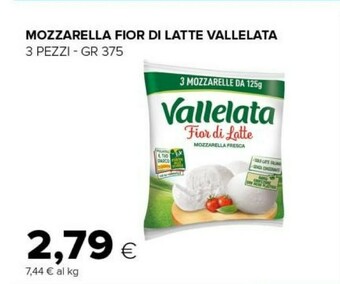 Tigre Vallelata Mozzarella Fior Di Latte offerta