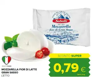 Tigre Sabelli Mozzarella Fior Di Latte Gran Sasso offerta
