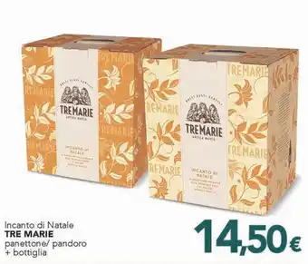 Altasfera Incanto di Natale TRE MARIE panettone/ pandoro + bottiglia offerta