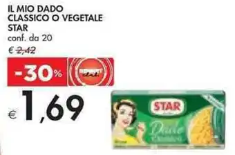 Bennet IL MIO DADO CLASSICO O VEGETALE STAR conf. da 20 offerta