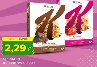Tigre Kelloggs Special K Dark Chocolate/ Red Fruits 290 Gr offerta