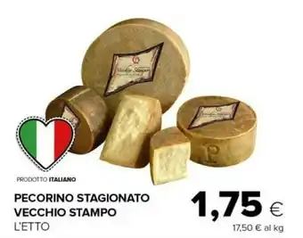 Tigre Pecorino Stagionato Vecchio Stampo offerta
