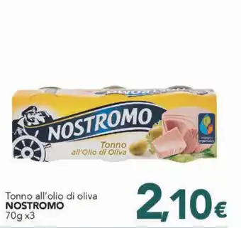 Altasfera Tonno all'olio di oliva NOSTROMO 70g x3 offerta