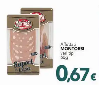 Affettati MONTORSI vari tipi 60g