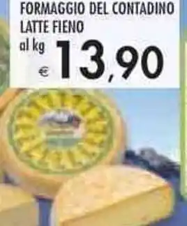 Bennet FORMAGGIO DEL CONTADINO LATTE FIENO offerta