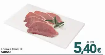 Lonza a tranci di SUINO