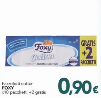 Altasfera Fazzoletti cotton FOXY x10 pacchetti +2 gratis offerta