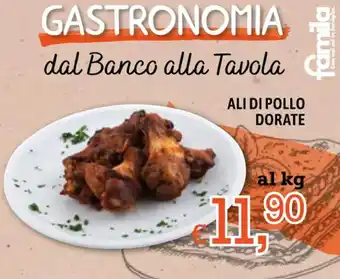 Famila ALI DI POLLO DORATE offerta