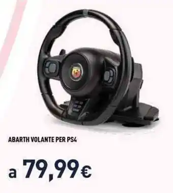 Unieuro ABARTH VOLANTE PER PS4 offerta