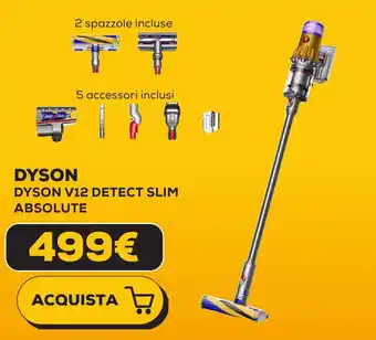 Euronics DYSON V12 DETECT SLIM ABSOLUTE offerta