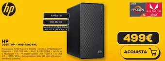 Euronics HP DESKTOP M01-F2074NL offerta