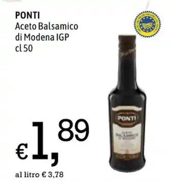Famila PONTI Aceto Balsamico di Modena IGP cl 50 offerta