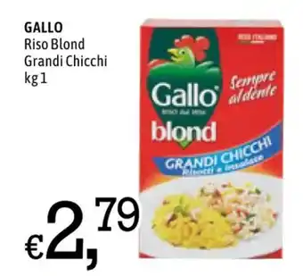 Famila GALLO Riso Blond Grandi Chicchi kg 1 offerta