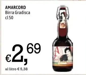 Famila AMARCORD Birra Gradisca cl 50 offerta