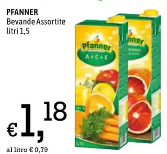 Famila PFANNER Bevande Assortite litri 1,5 offerta