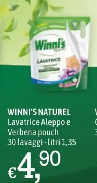 Famila WINNI'S NATUREL Lavatrice Aleppo e Verbena pouch - litri 1,35 offerta